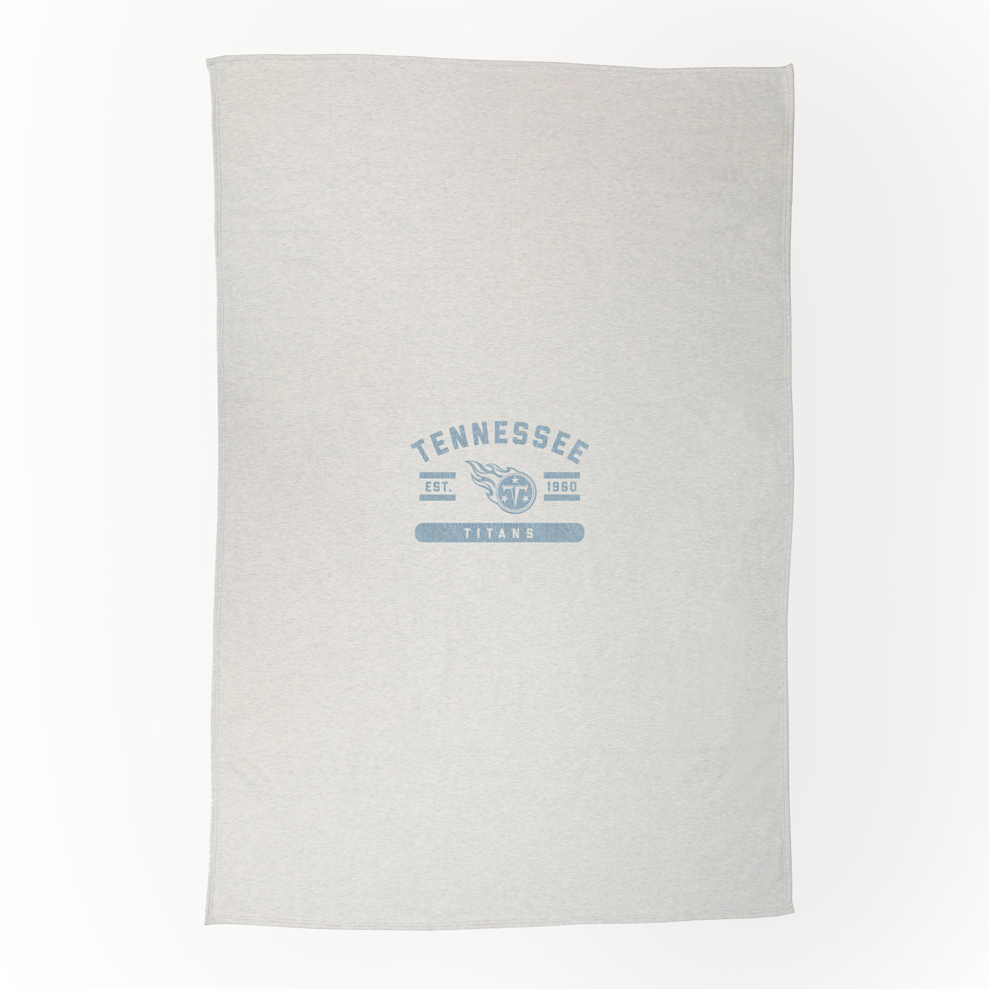 Tennessee Titans Oatmeal Sweatshirt Blanket - Logo Brands