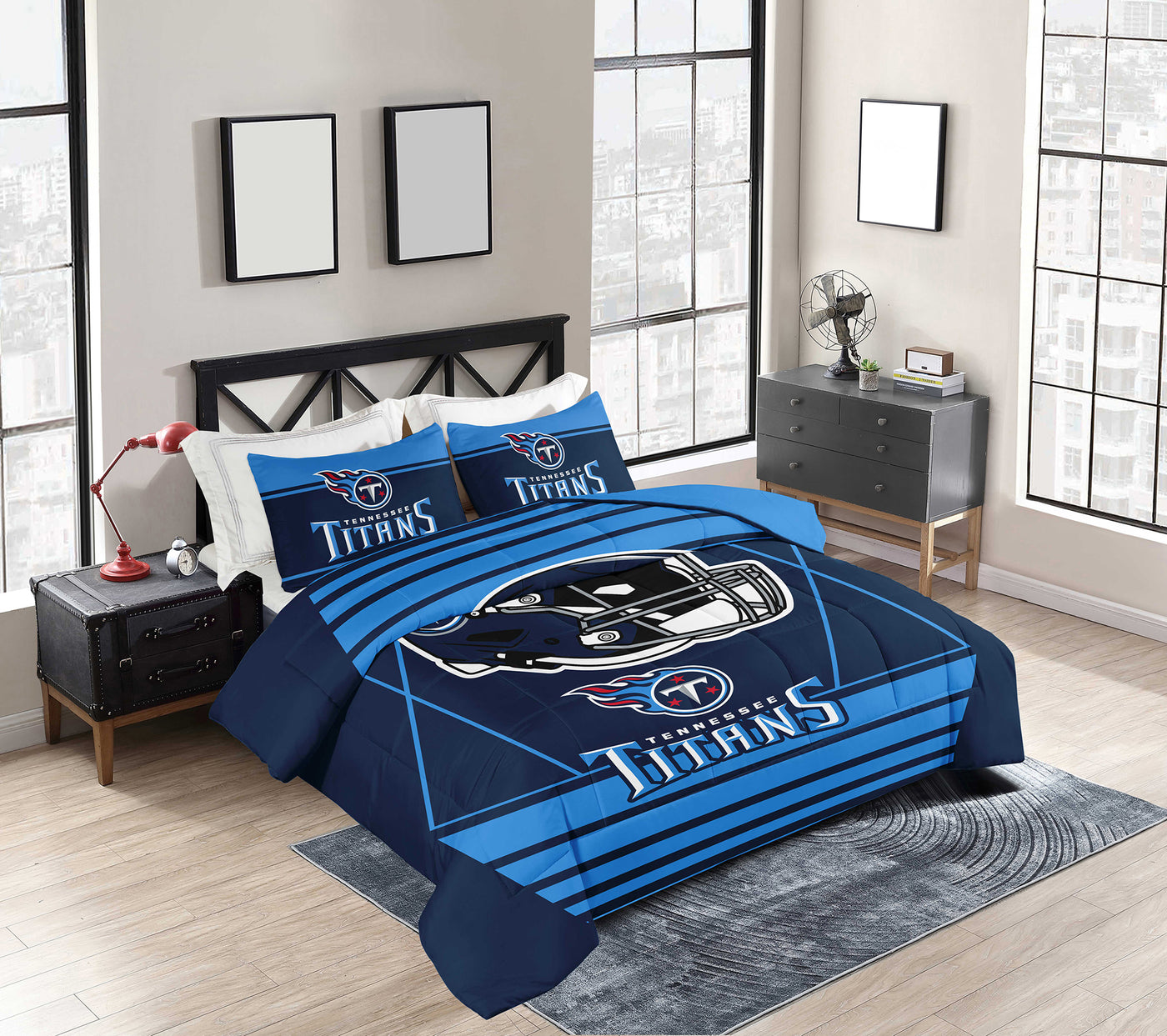 Tennessee Titans Crosser Comforter Set Full/Queen