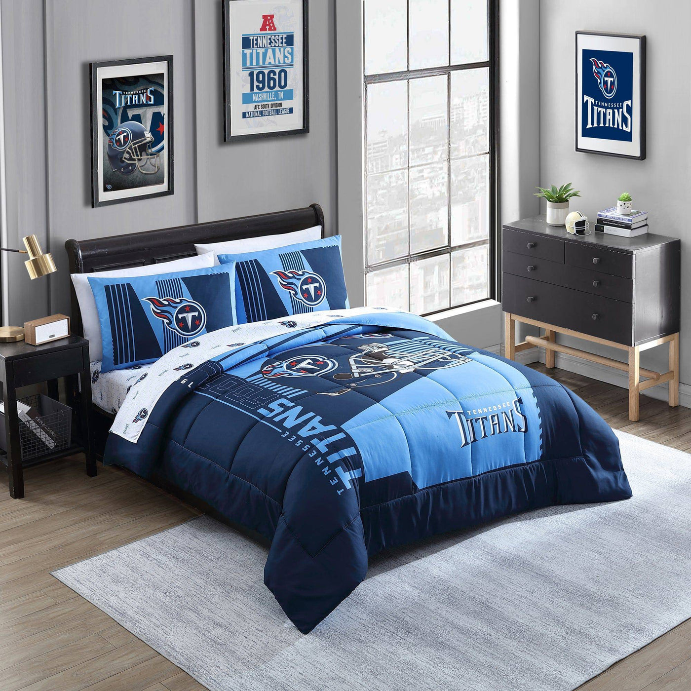 Tennessee Titans Status Bed In A Bag Full