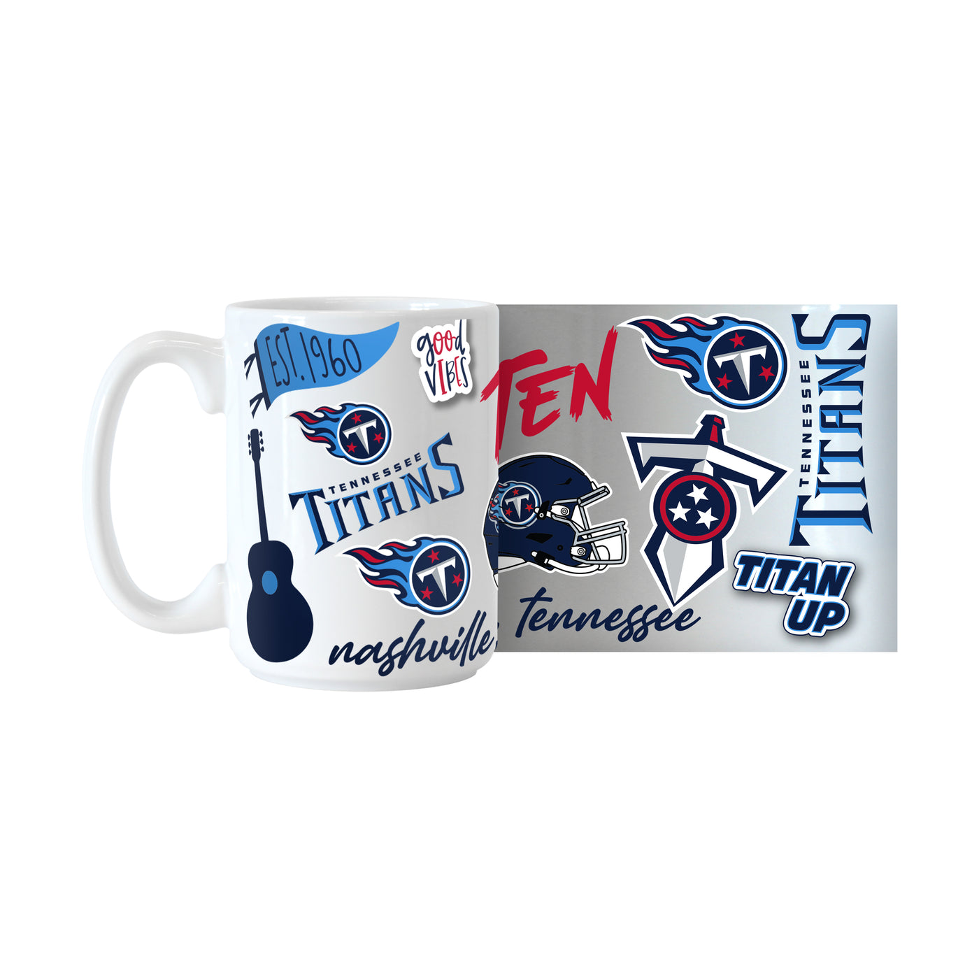 Tennessee Titans 15oz Native Sublimated Mug