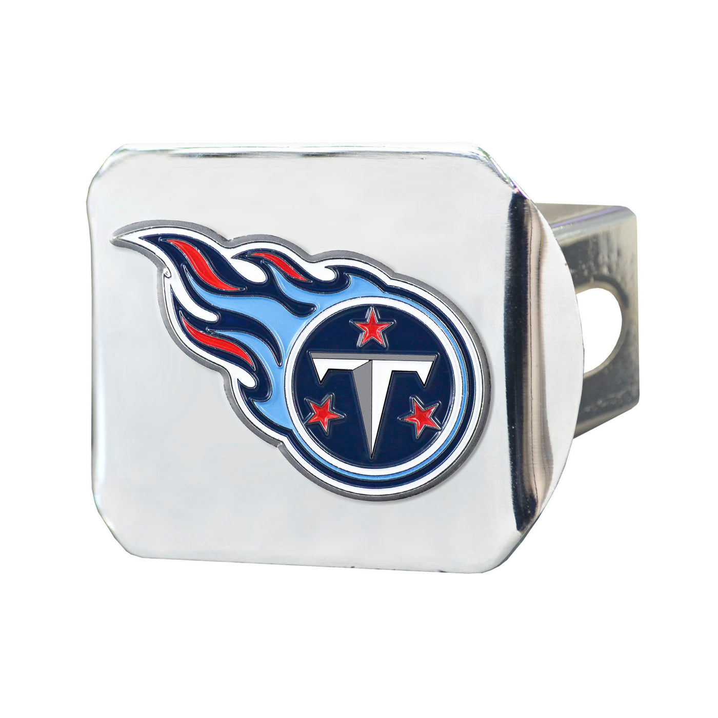 NFL - Tennessee Titans Color on Chrome Hitch Cover