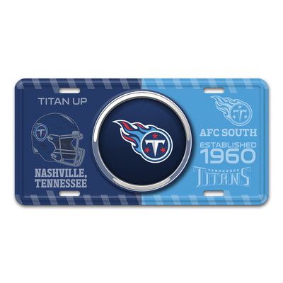 NFL - Tennessee Titans Embossed Metal License Plate
