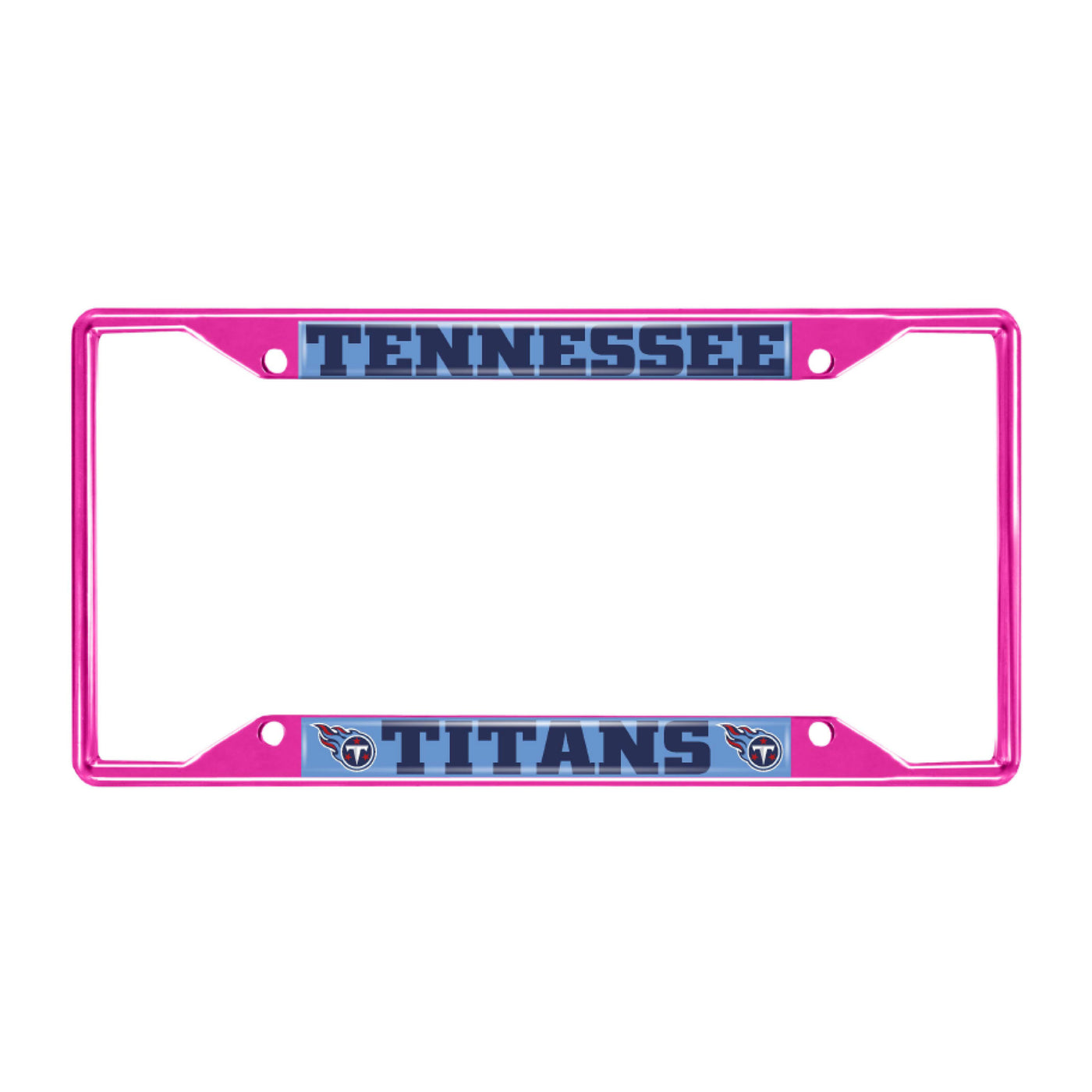 NFL - Tennessee Titans-Pink License Plate Frame