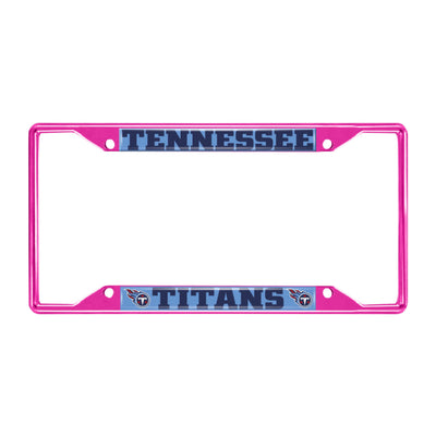 NFL - Tennessee Titans-Pink License Plate Frame