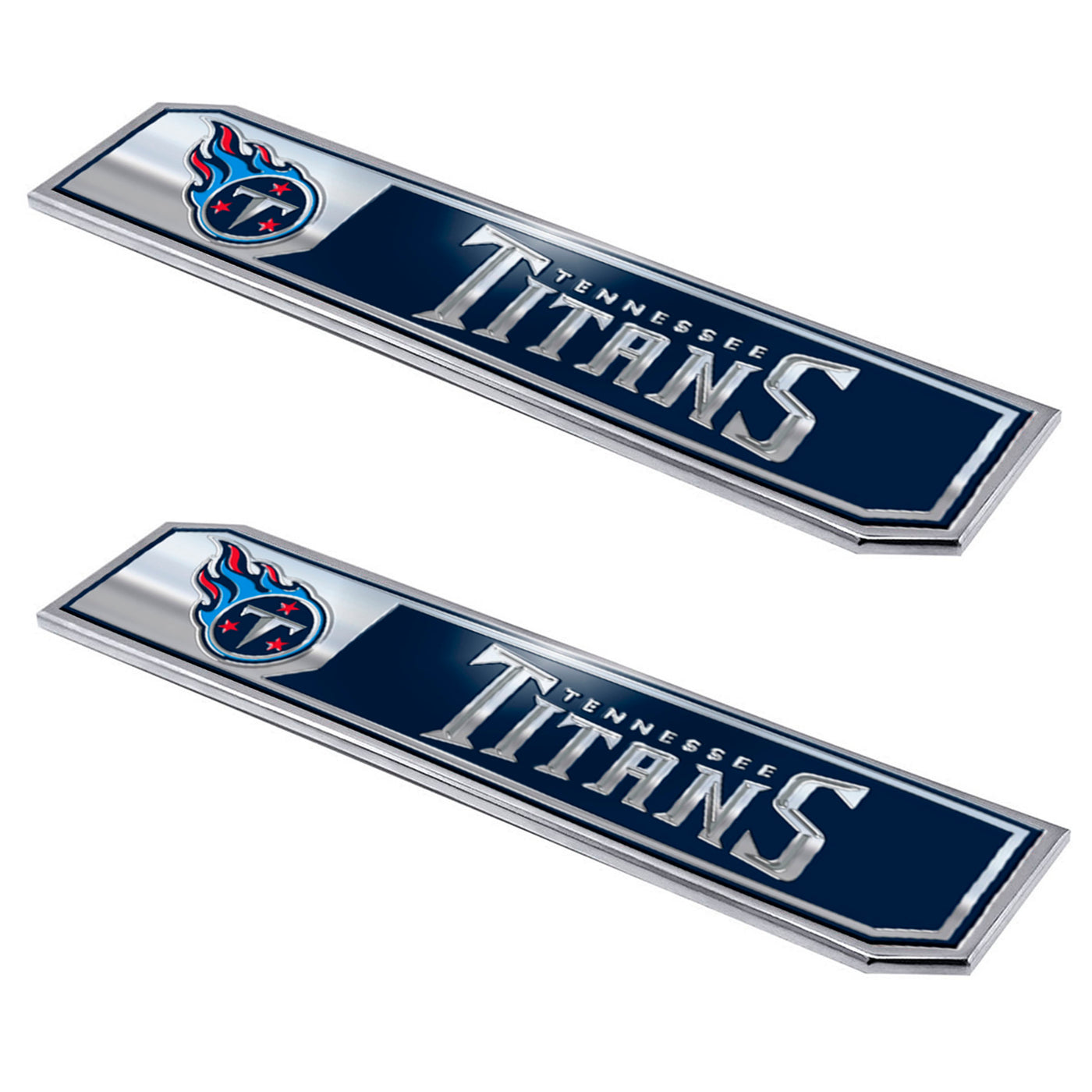 NFL - Tennessee Titans Embossed Truck Emblem 2-pk