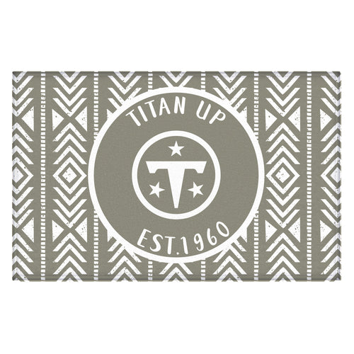 NFL Tennessee Titans starter mat with Southern style design by Logo Brands, featuring team logo and Titans branding.