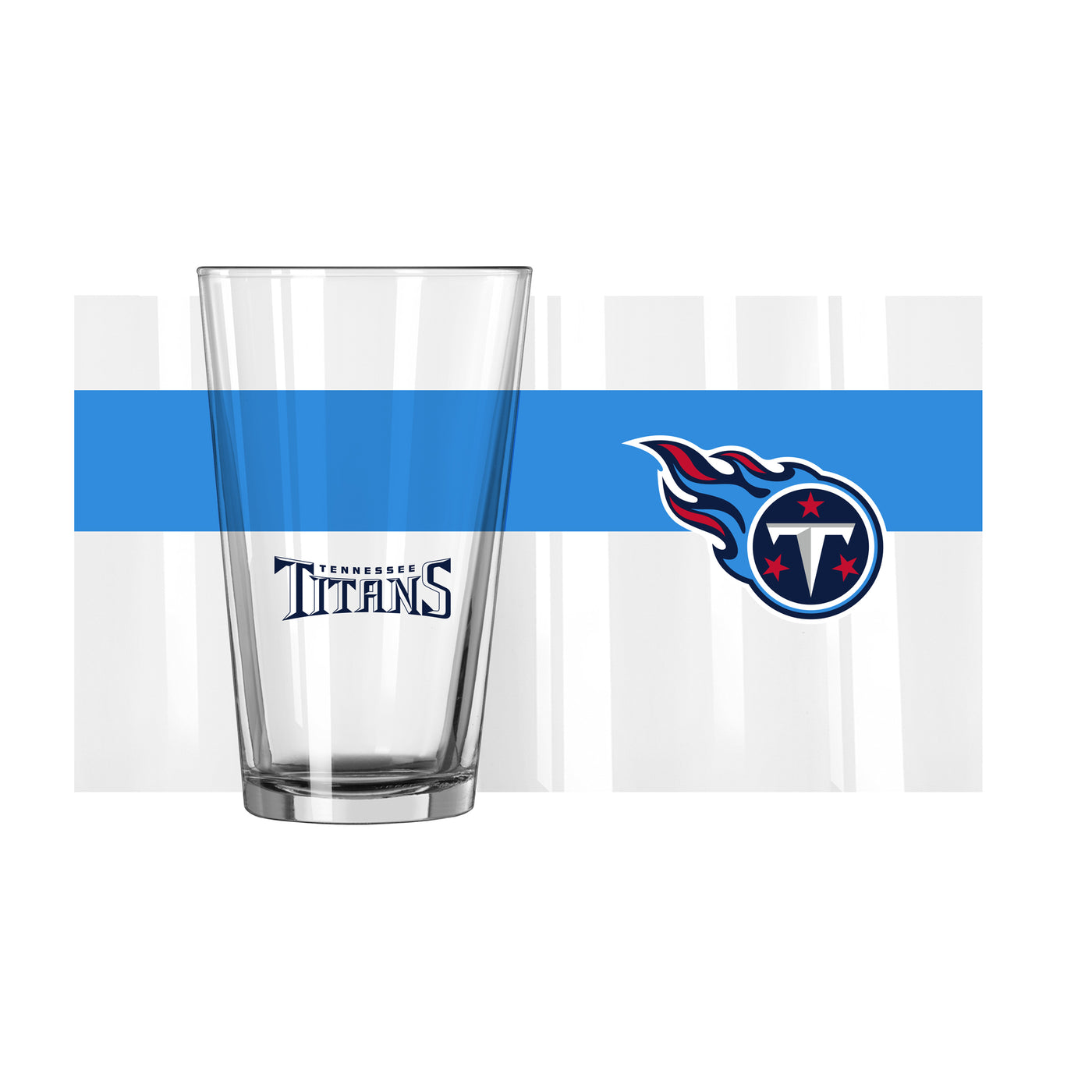 Tennessee Titans 16oz Colorblock Pint Glass - Logo Brands