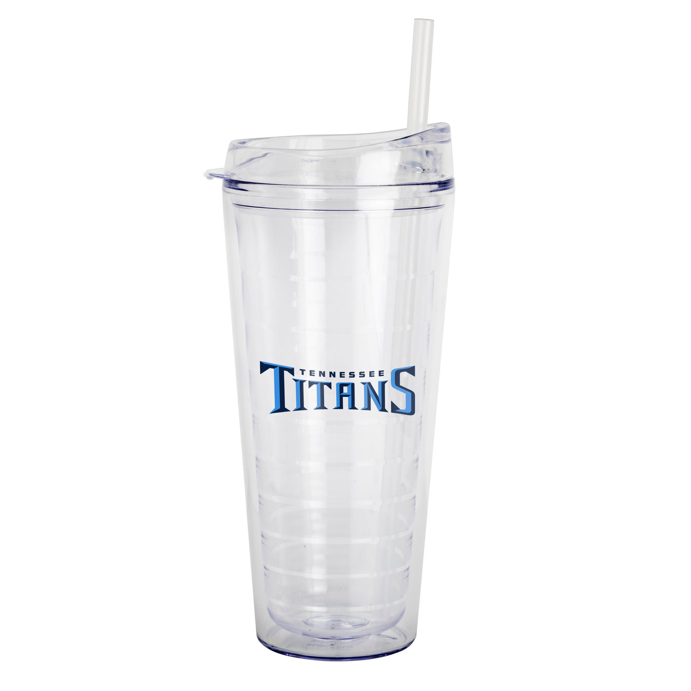 Tennessee Titans 22oz Flipside Dbl Wall Clear Tumbler