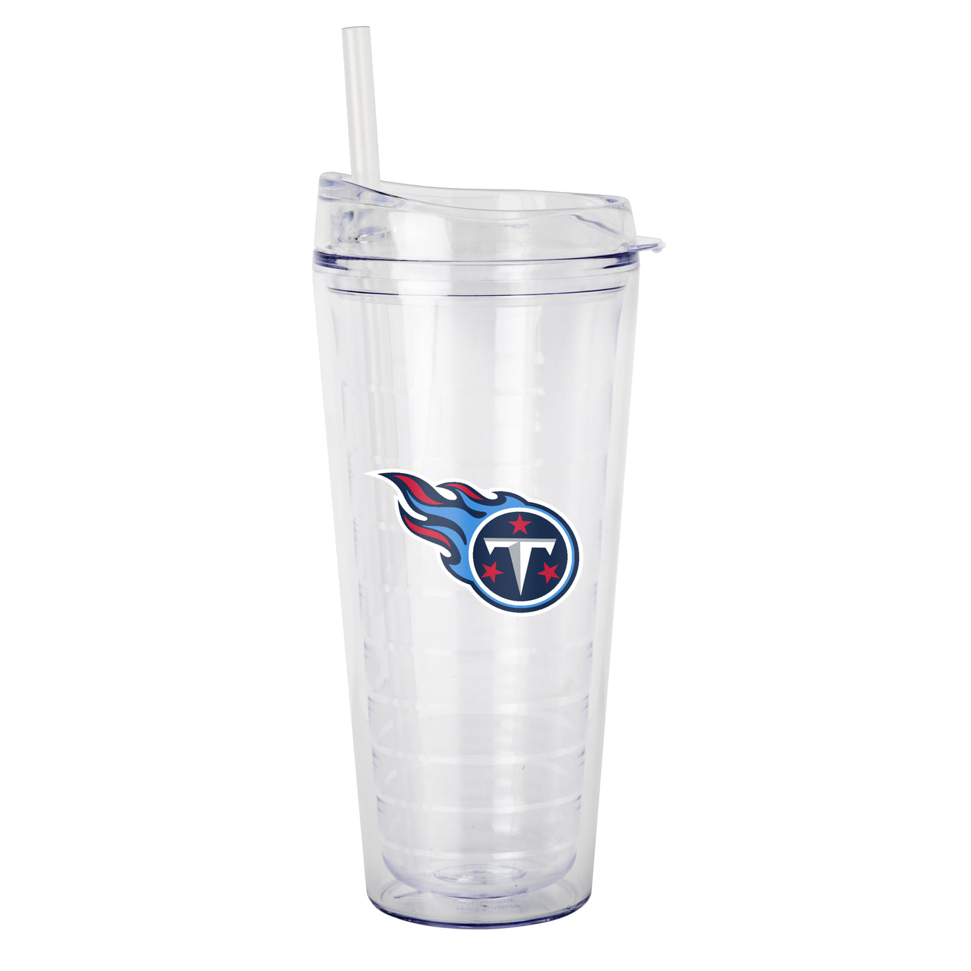 Tennessee Titans 22oz Flipside Dbl Wall Clear Tumbler