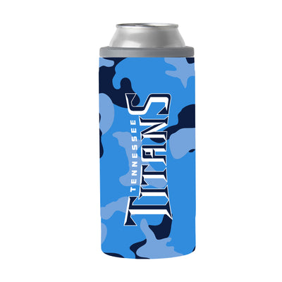 Tennessee Titans Camo Swagger 12oz Slim Can Coolie