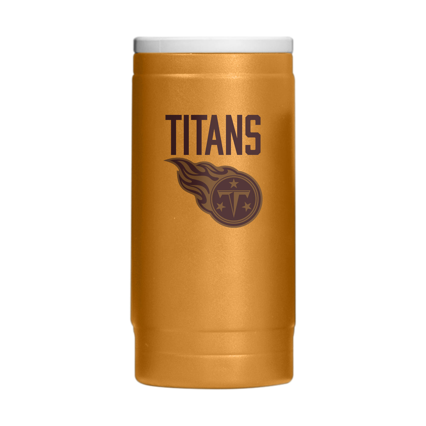 Tennessee Titans  Huddle Powder Coat Slim Can Coolie