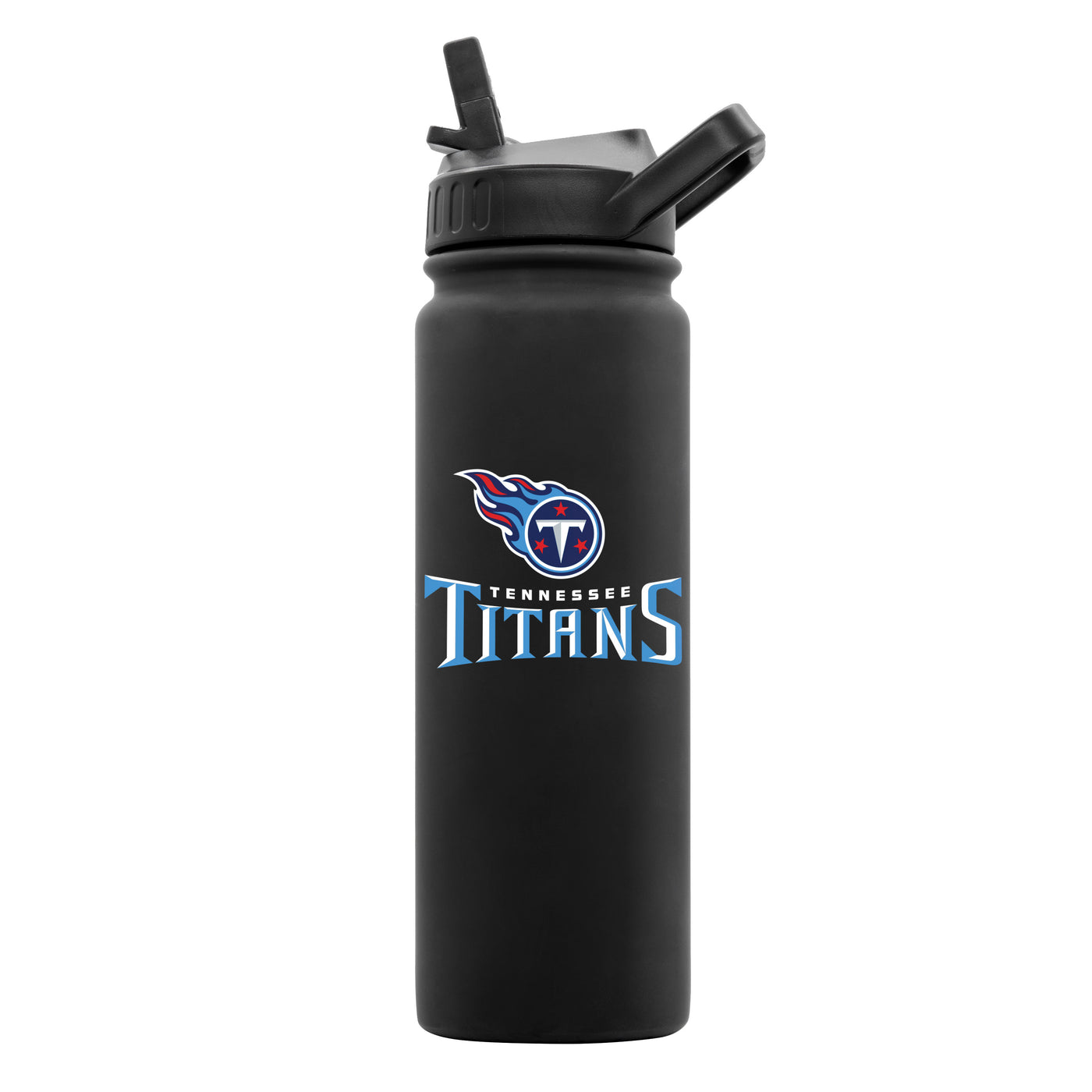 Tennessee Titans 24oz Black Soft Touch Dbl Wall Btl - Logo Brands