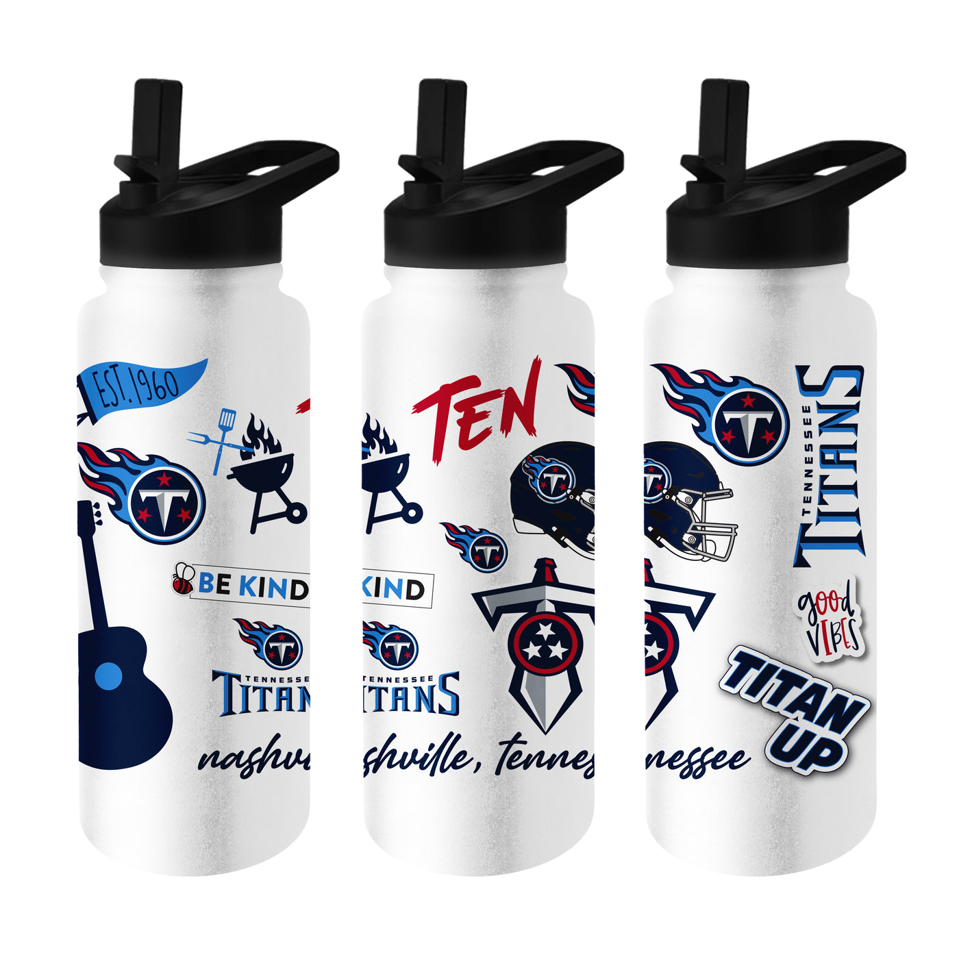 Tennessee Titans 34oz Native Quencher Bottle