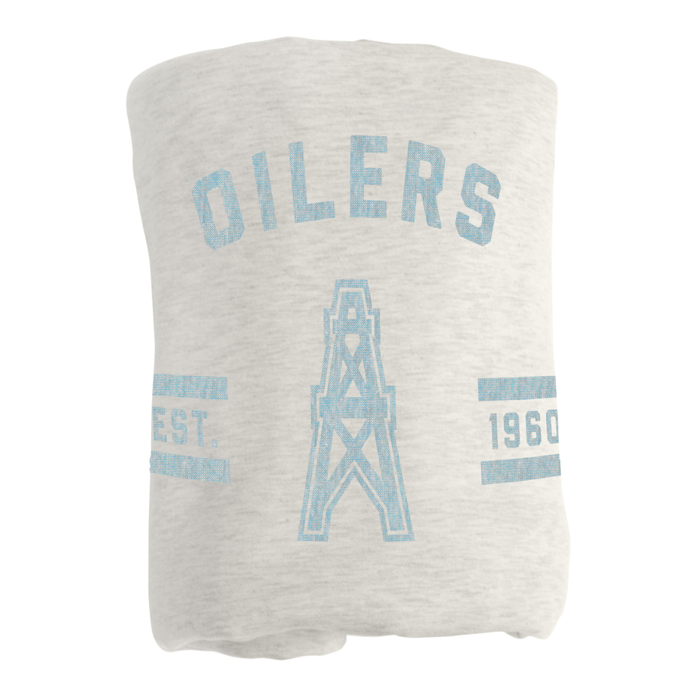 Houston Oilers Sublimated Sweatshirt Blanket