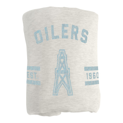 Houston Oilers Sublimated Sweatshirt Blanket