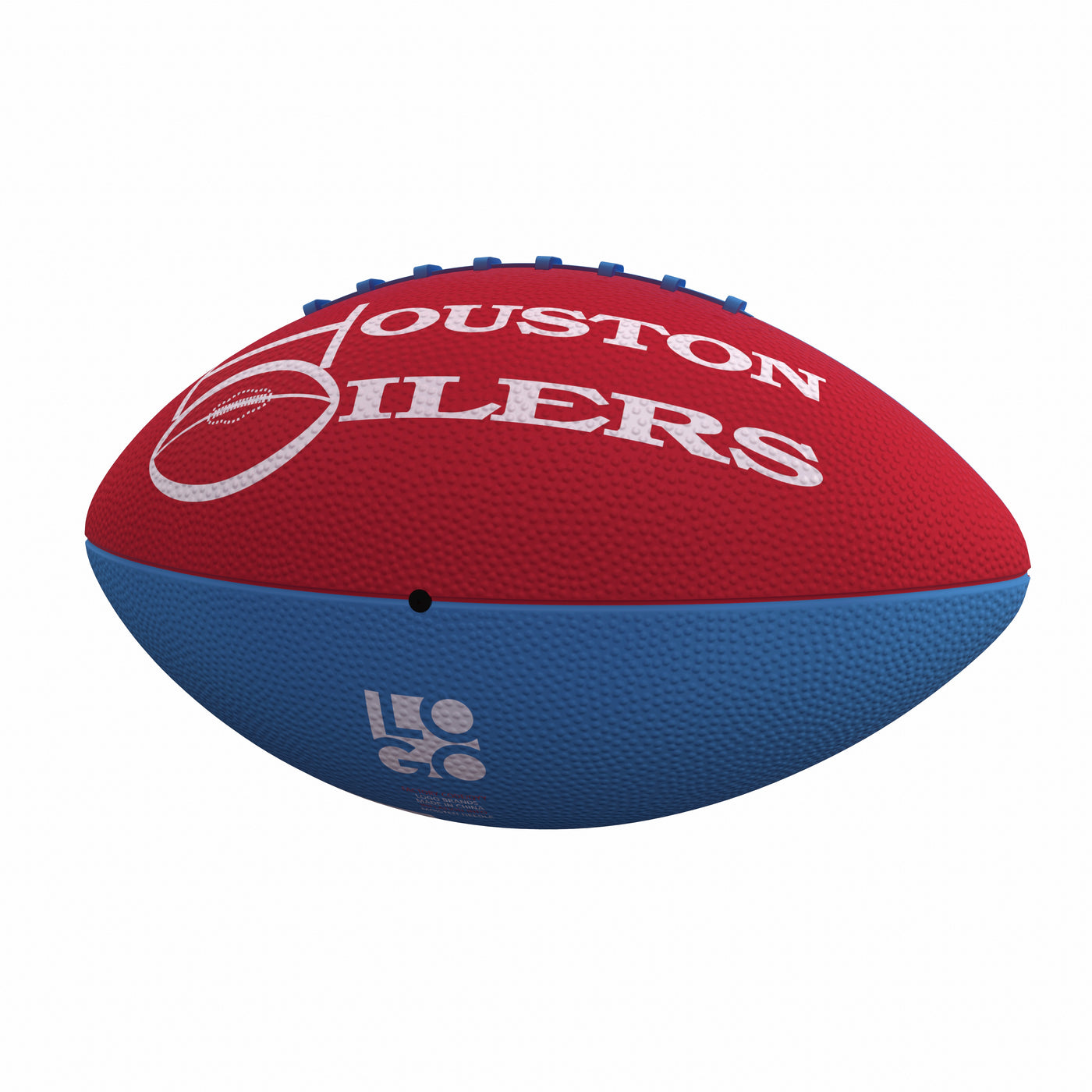 Houston Oilers Pinwheel Junior Size Rubber Football