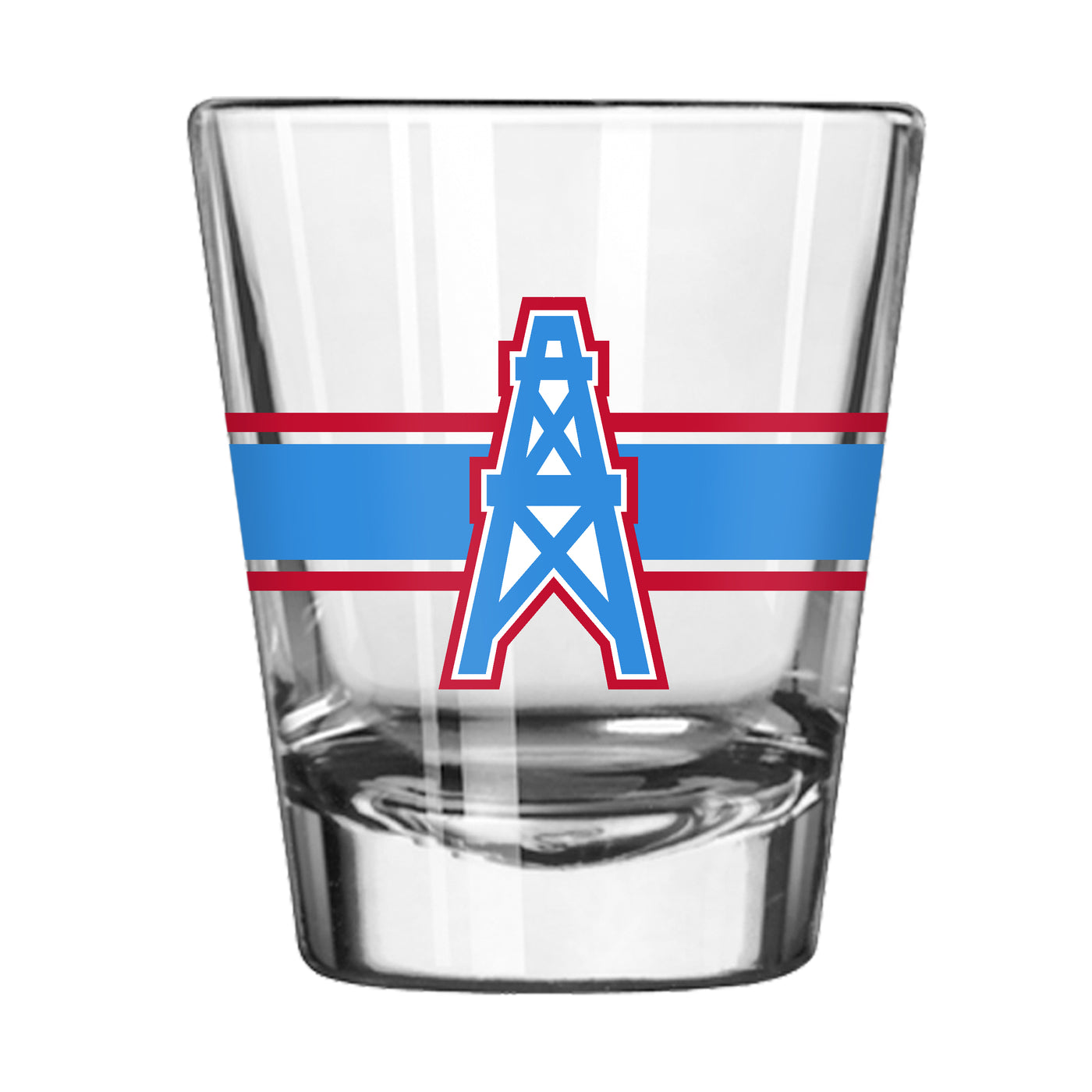 Houston Oilers 2oz Stripe Shot Glass