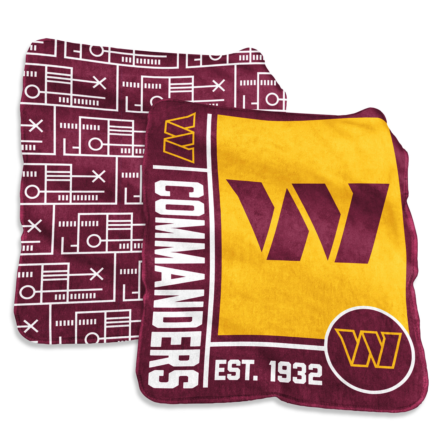 Washington Commanders 60x70 Super Plush Blanket