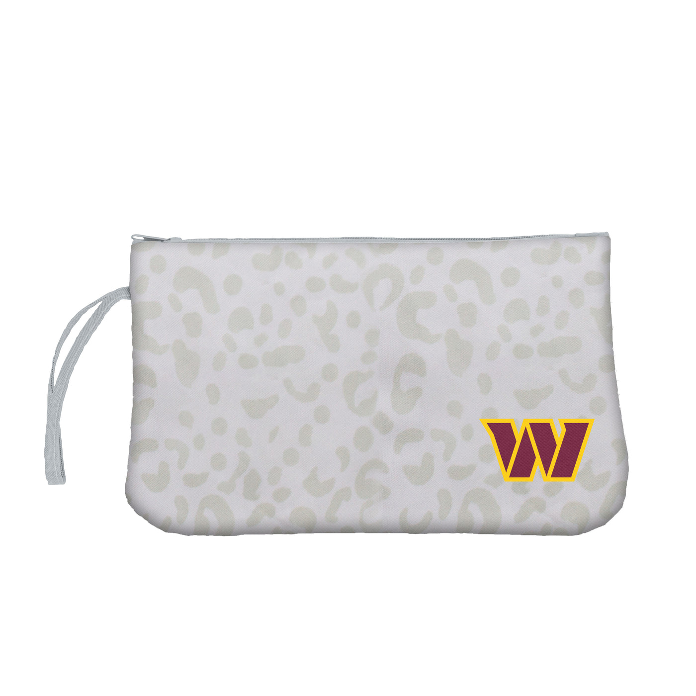 Washington Commanders Leopard Print Wristlet