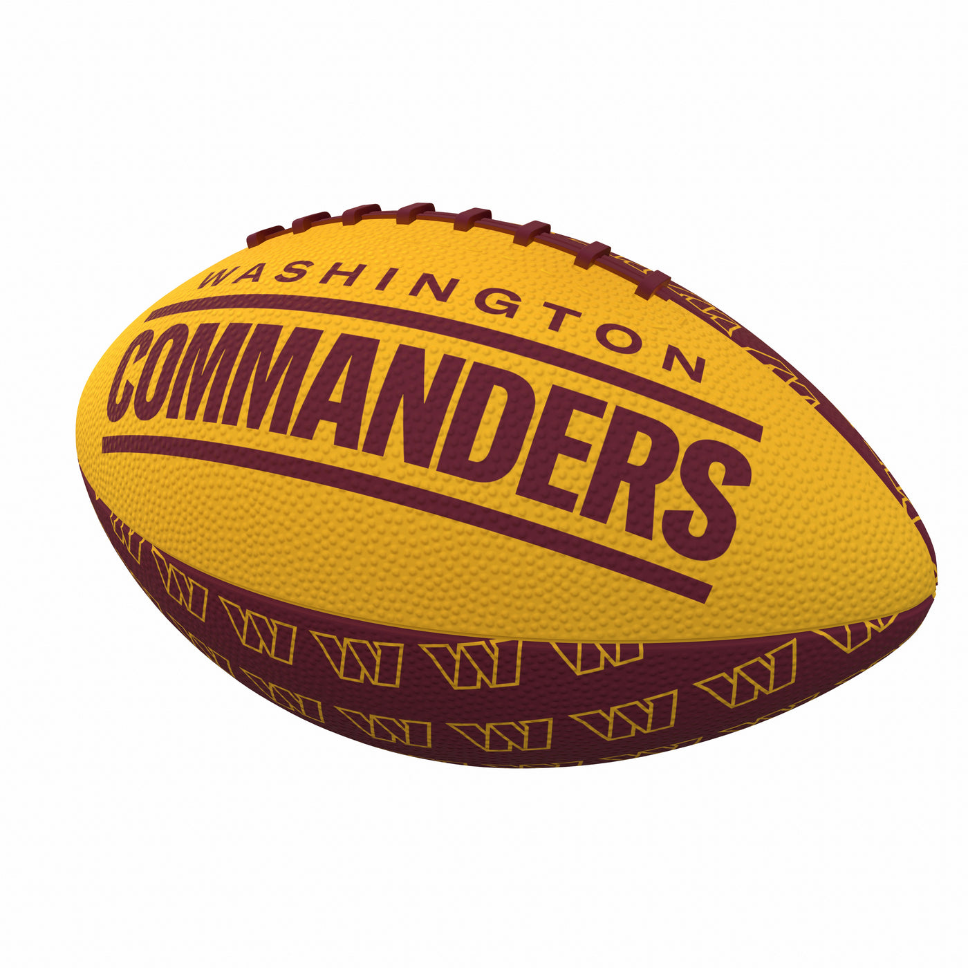 Washington Commanders Repeating Mini-Size Rubber Football