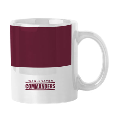 Washington Commanders 11oz Colorblock Sublimated Mug