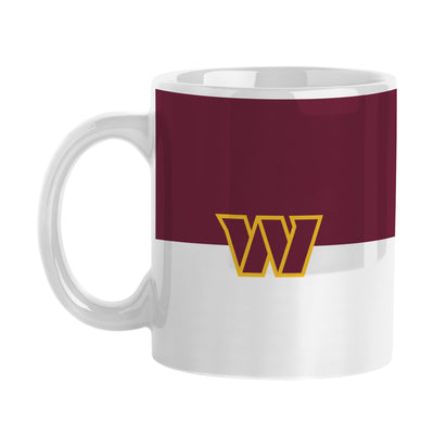 Washington Commanders 11oz Colorblock Sublimated Mug