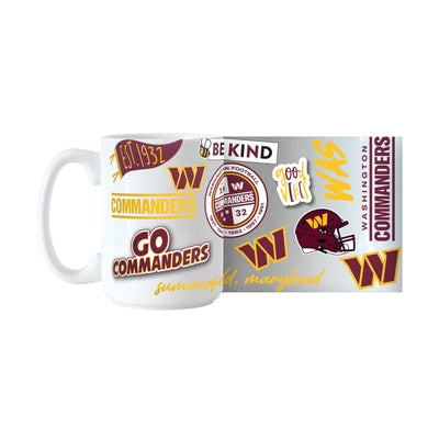 Washington Commanders 15oz Native Sublimated Mug