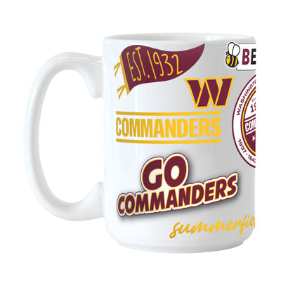 Washington Commanders 15oz Native Sublimated Mug - Logo Brands