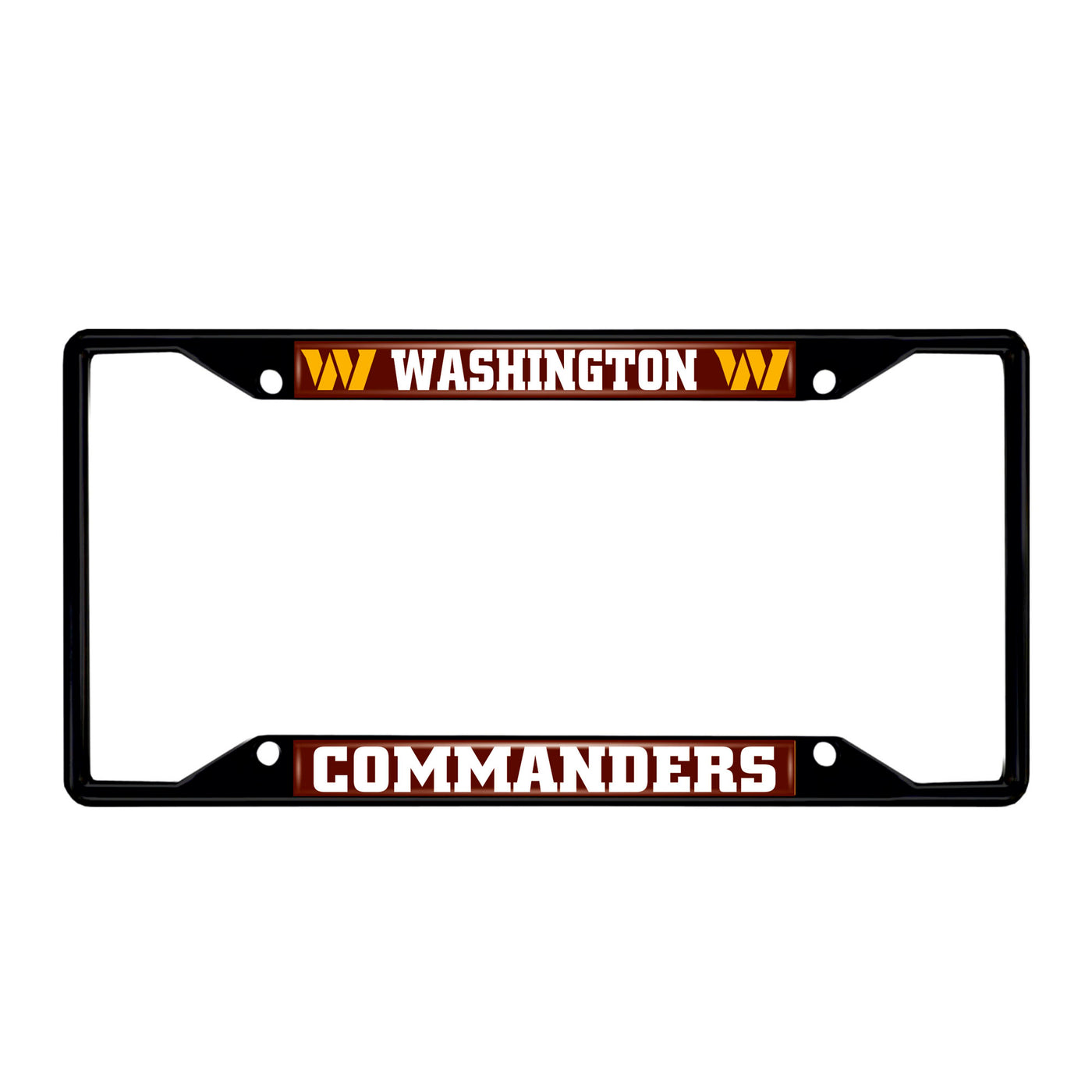 NFL - Washington Commanders Black License Plate Frame