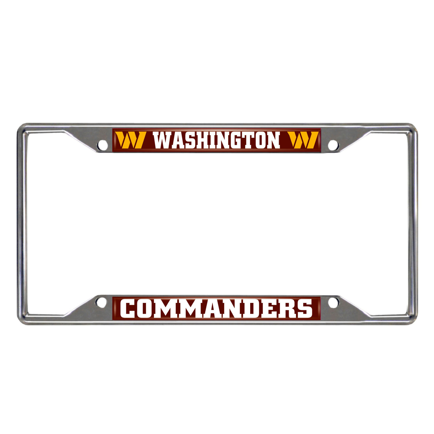 NFL - Washington Commanders Chrome License Plate Frame