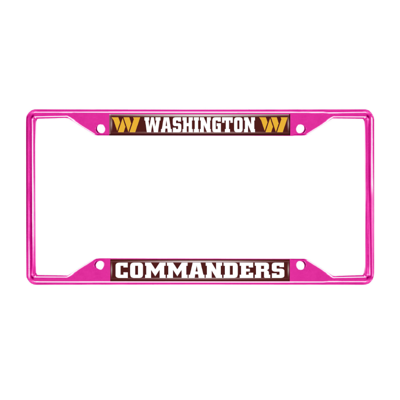 NFL - Washington Commanders-Pink License Plate Frame