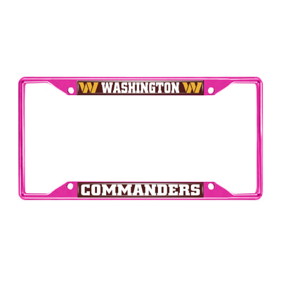 NFL - Washington Commanders-Pink License Plate Frame