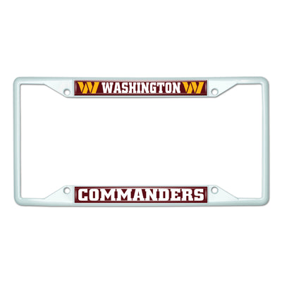 NFL - Washington Commanders-White License Plate Frame