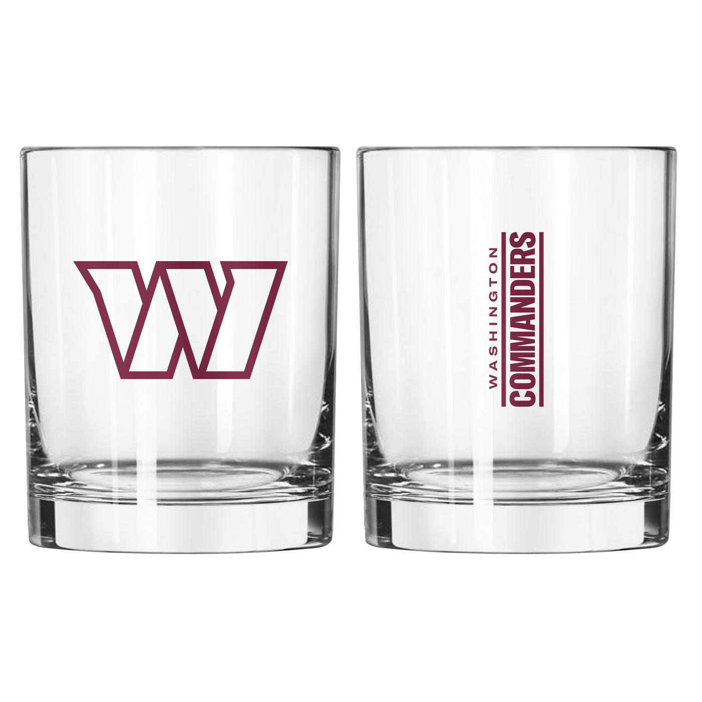 Washington Commanders 14oz Gameday Rocks Glass