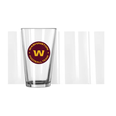 Washington Commanders 16oz Logo Pint Glass