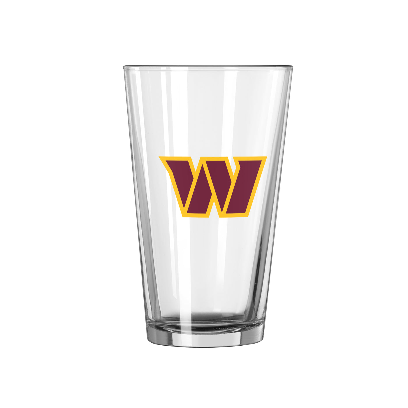 Washington Commanders 16oz Logo Pint Glass