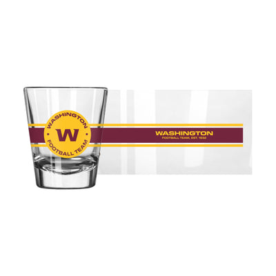 Washington Commanders 2oz Stripe Shot Glass