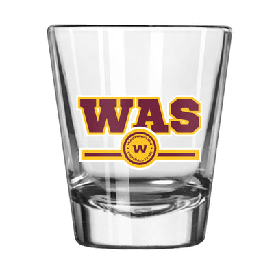 Washington Commanders 2oz Letterman Shot Glass