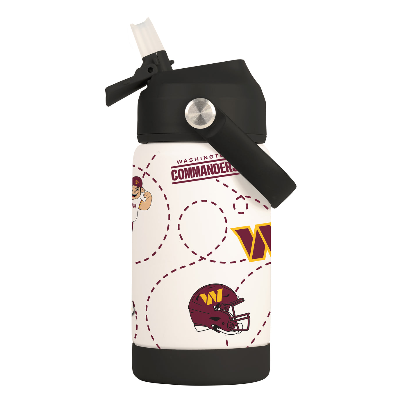 Washington Commanders 12oz Mascot SS Kids Bottle