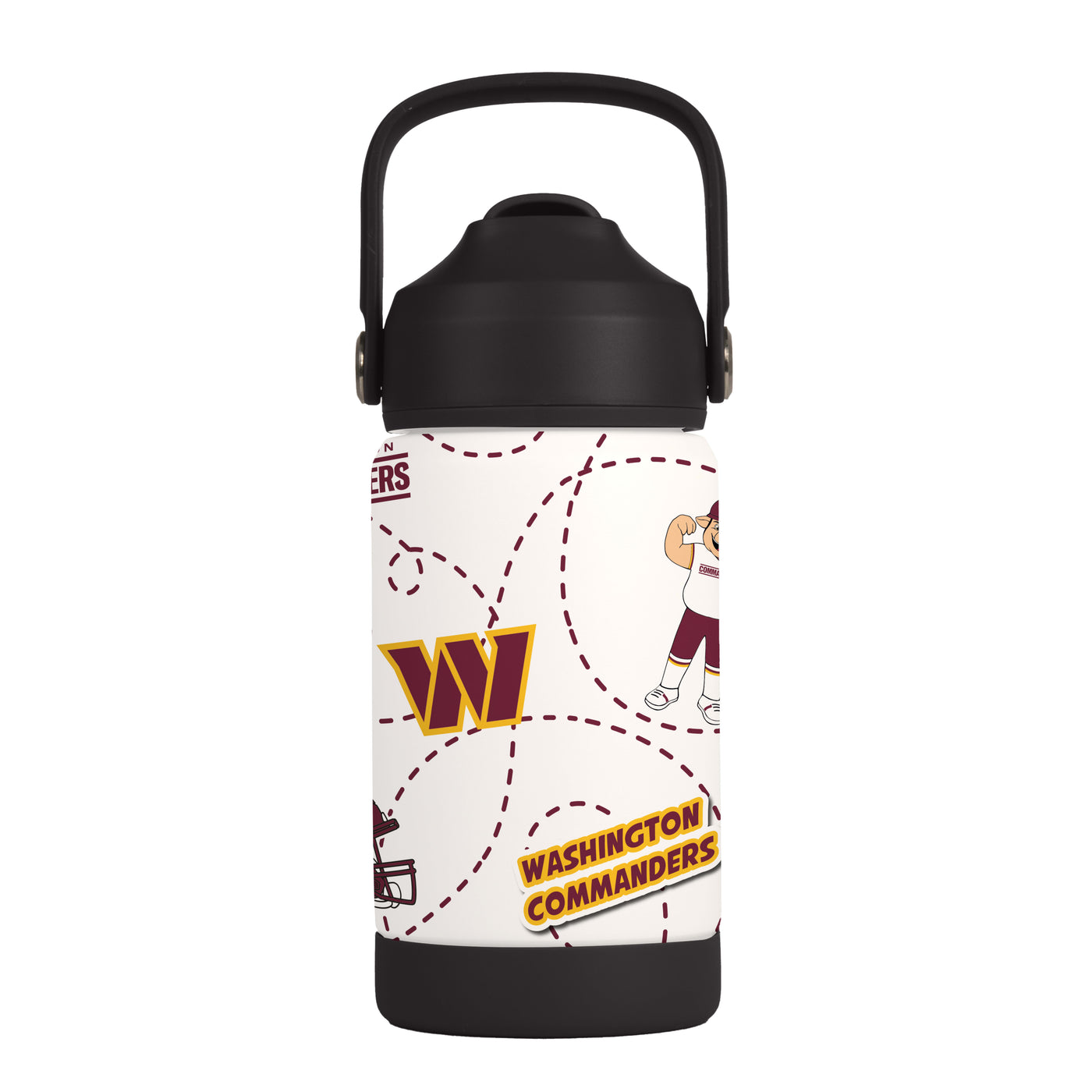 Washington Commanders 12oz Mascot SS Kids Bottle