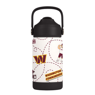 Washington Commanders 12oz Mascot SS Kids Bottle