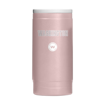 Washington Commanders  Stencil Powder Coat Slim Can Coolie