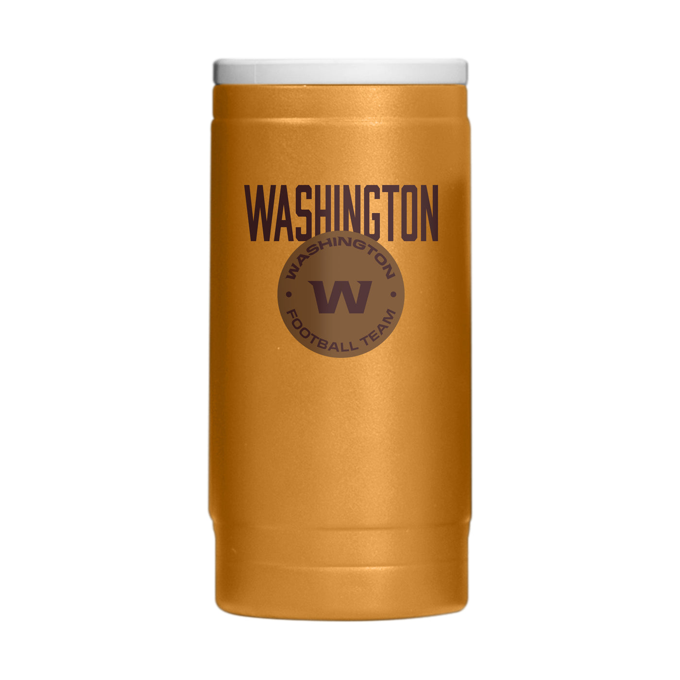 Washington Commanders  Huddle Powder Coat Slim Can Coolie