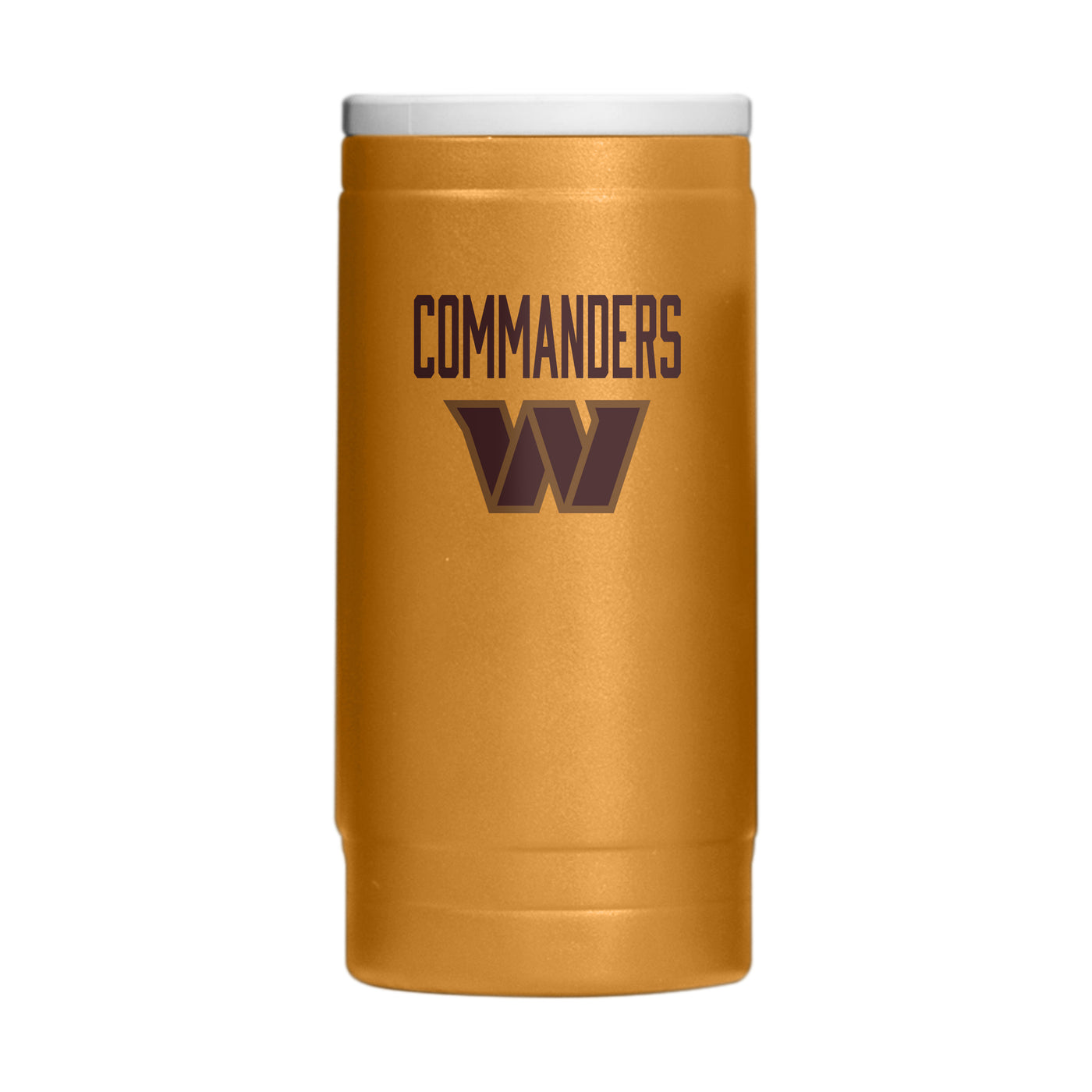 Washington Commanders  Huddle Powder Coat Slim Can Coolie
