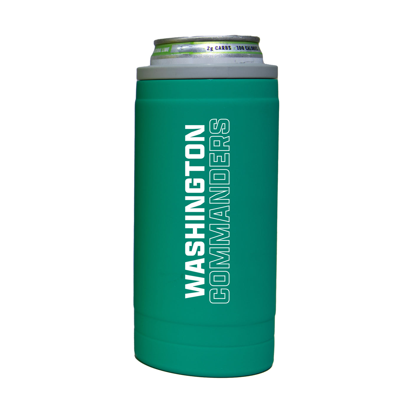 Washington Commanders 12oz Optic Stacked Soft Touch Slim Coolie