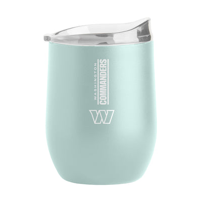 Washington Commanders 16oz Vertical Powder Coat Curved Beverage - Logo Brands