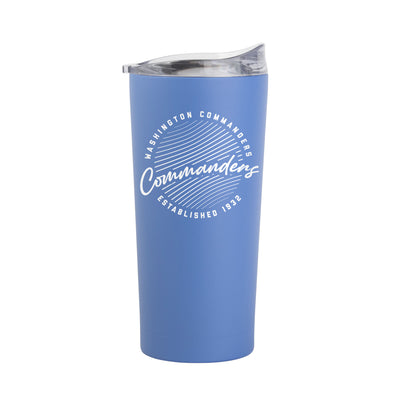 Washington Commanders 20oz Retro Script Arctic Powder Coat Tumbler