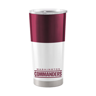 Washington Commanders 20oz Colorblock Stainless Tumbler
