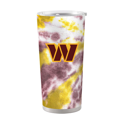Washington Commanders 20oz Tie Dye Stainless Steel Tumbler