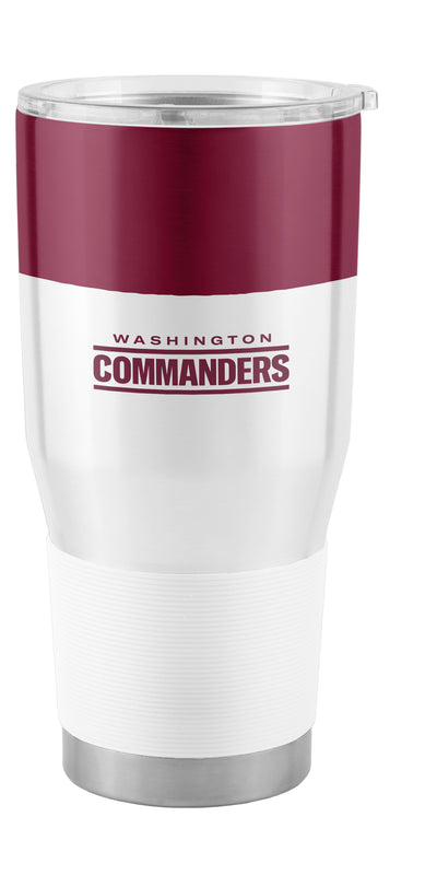 Washington Commanders 30oz Colorblock Stainless Steel Tumbler
